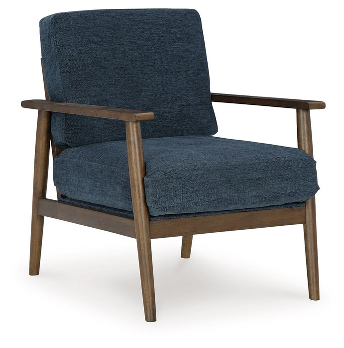 Bixler - Navy - Showood Accent Chair