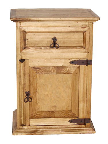 Rustic 1 Door Night Stand