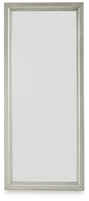 Evesen - Champagne - Floor Standing Mirror With Storage