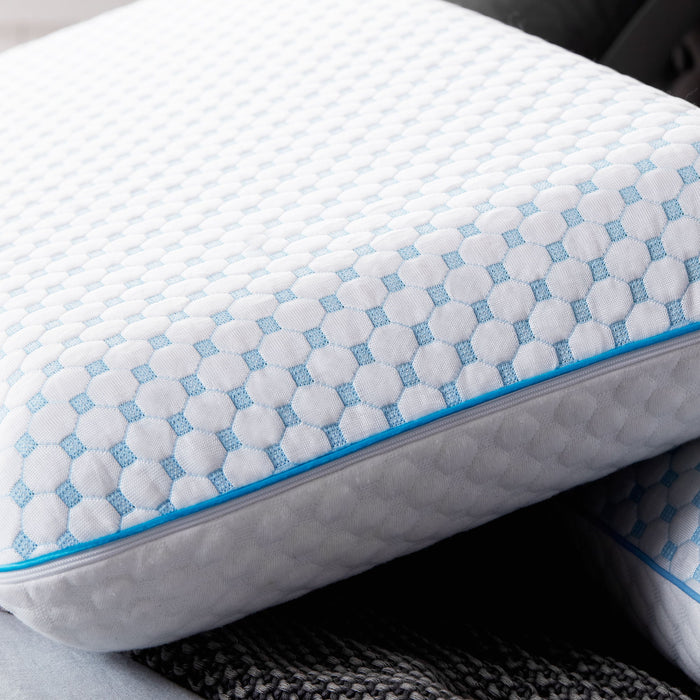 Weekender - Gel Memory Foam Pillow + Reversible Cooling Cover