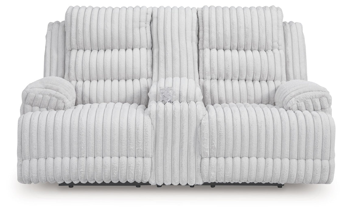 Rhines Falls - 2 Pc. - Power Reclining Sofa And Loveseat - Alloy