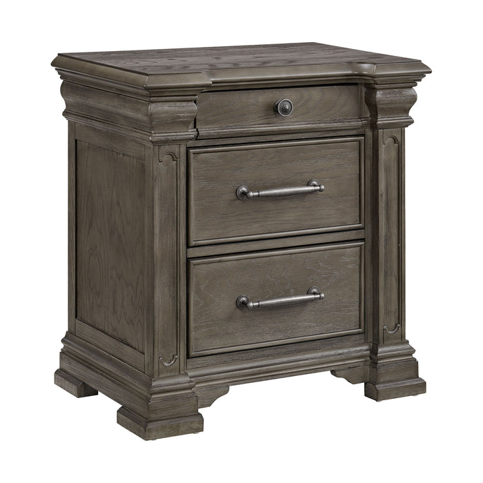 Kings Court - 3-Drawer Nightstand (Sliding Top)
