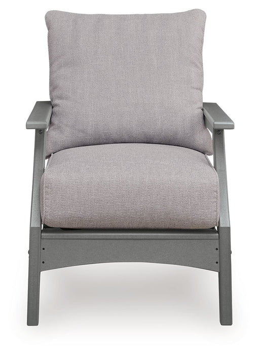 Lone View Bay - Lounge Chair With Cushion (Set of 2) - Gray