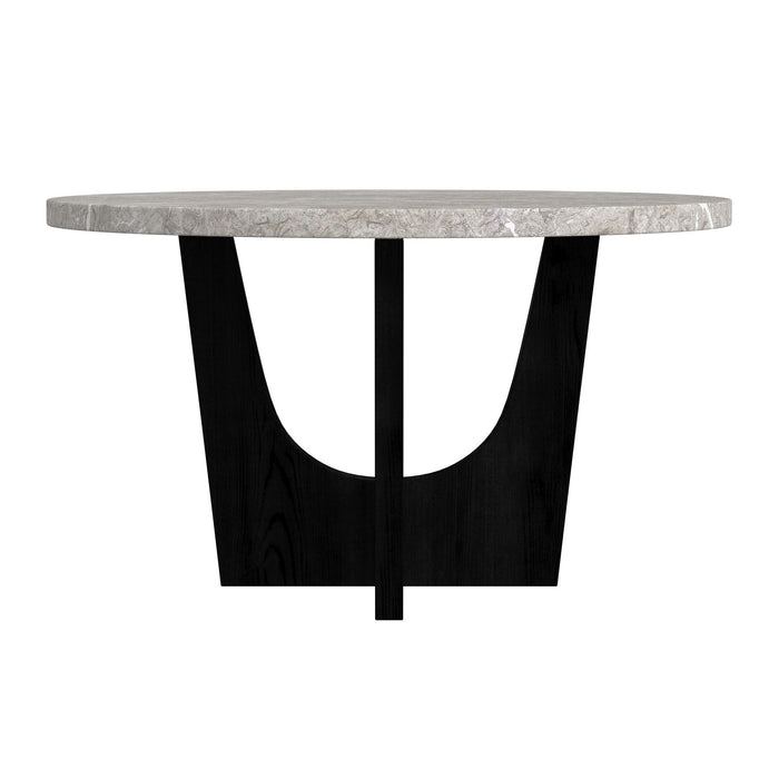 Oregon - Round Table With Faux Marble Top