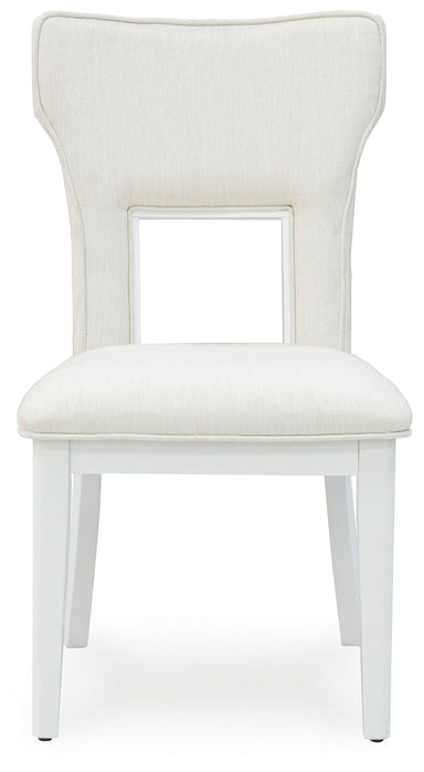 Chalanna - White - Dining Upholstered Side Chair (Set of 2)