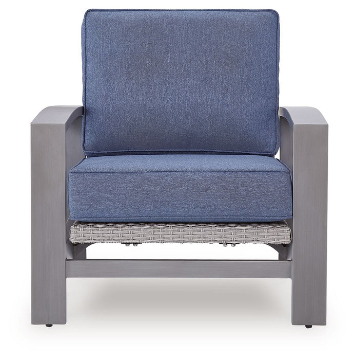 Dillon Beach - Spring Lounge Chair - Blue / Gray