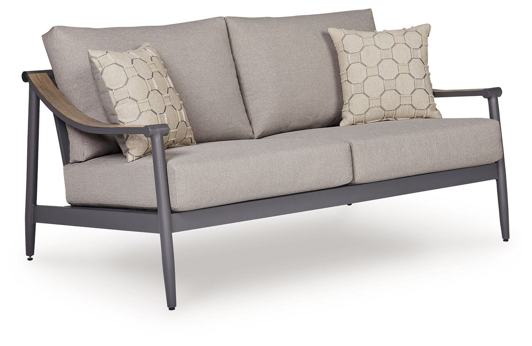 North Island - Loveseat With Cushion - Gray