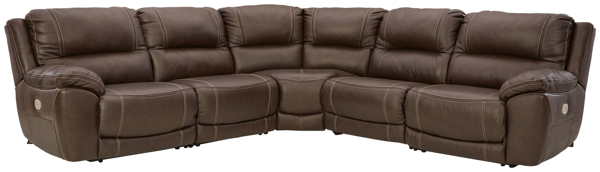 Dunleith - 5 Piece Power Reclining Sectional