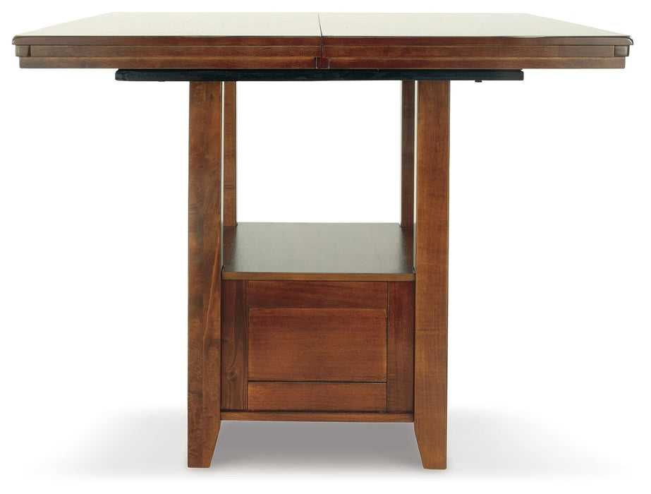 Ralene - Medium Brown - Rectangular Dining Room Counter Extension Table
