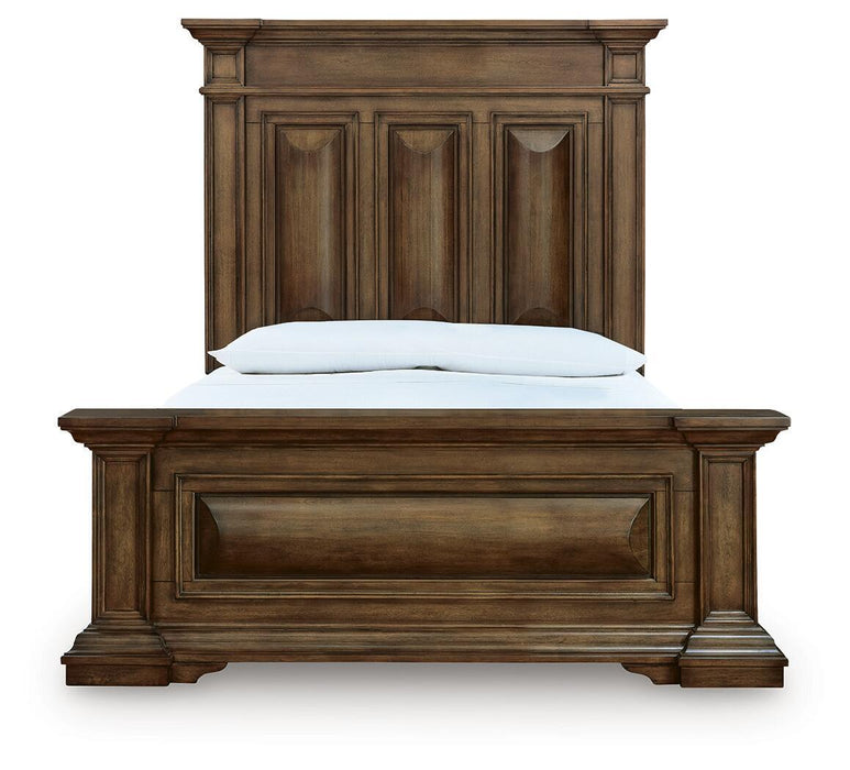 Frantanna - 3 Pc. - Queen Panel Bed, Dresser And Mirror - Brown