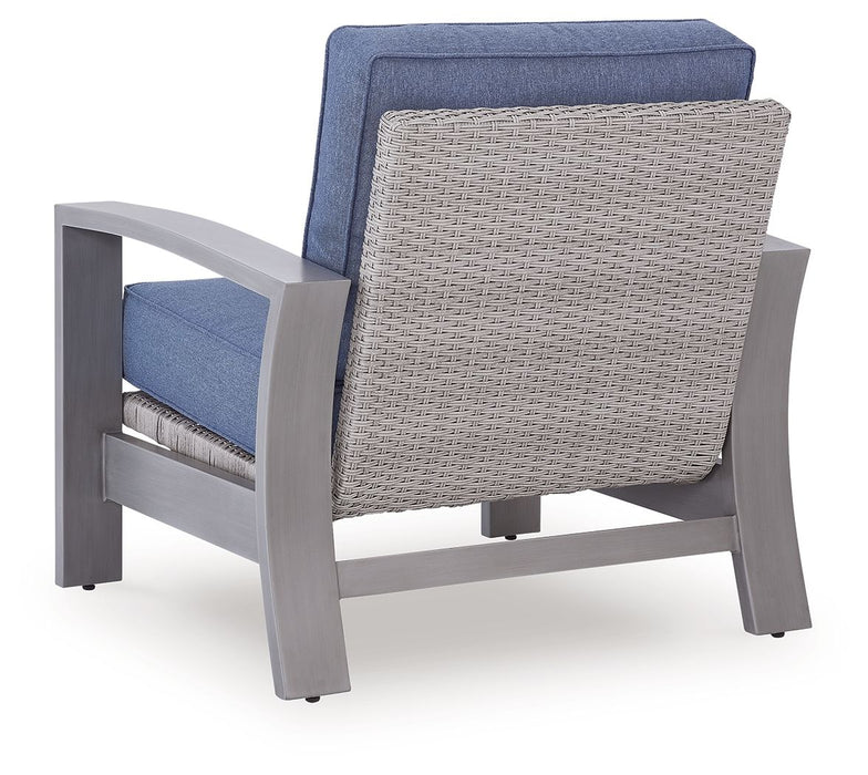 Dillon Beach - Spring Lounge Chair - Blue / Gray