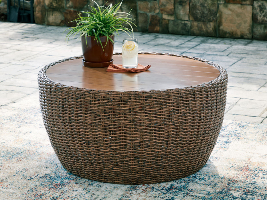 Cardiff Beach - Round Cocktail Table - Beige