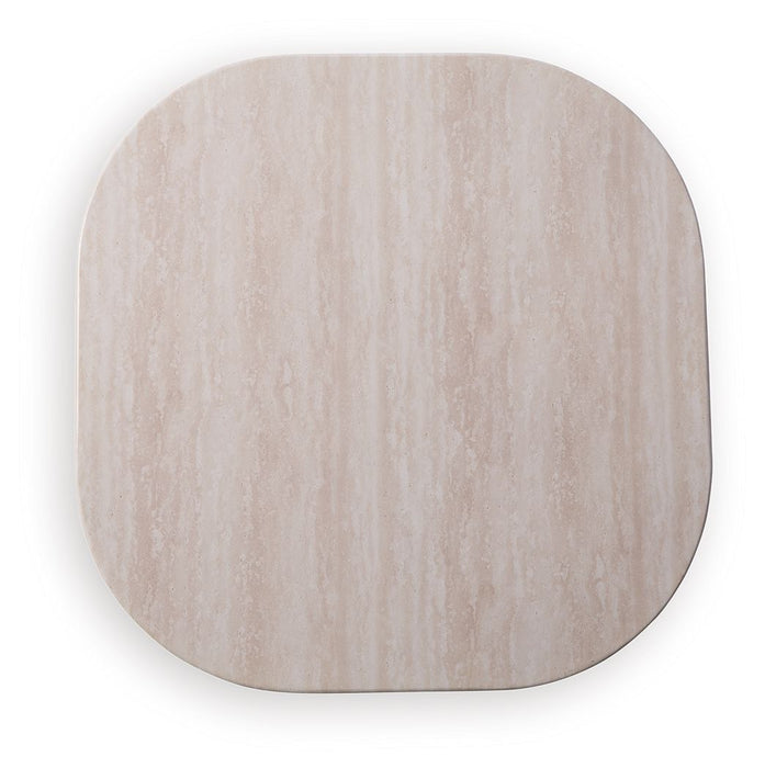 Angel Island - Square End Table - Beige / Brown