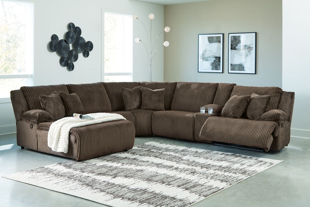 Top Tier - 6 Piece Reclining Sectional