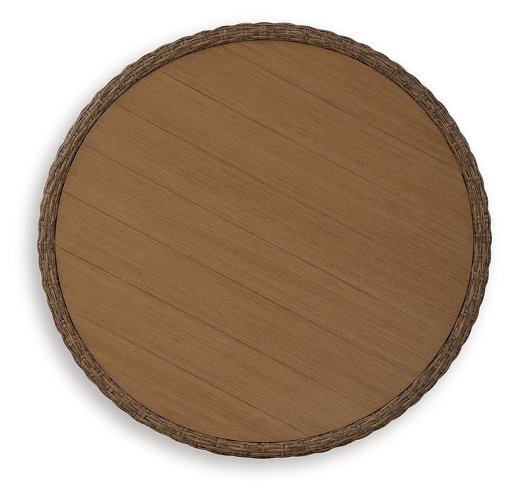 Cardiff Beach - Round Cocktail Table - Beige