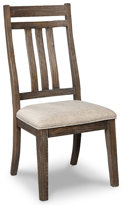 Wyndahl - Rustic Brown - Dining Uph Side Chair (Set of 2) - Slatback