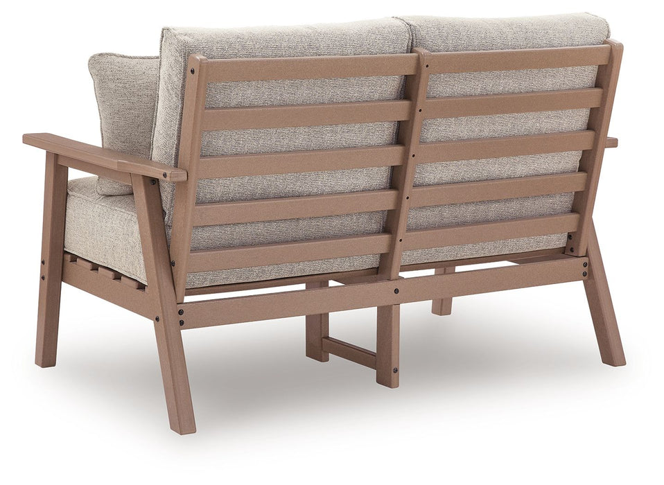 Cliffs Beach - Loveseat With Cushion - Driftwood