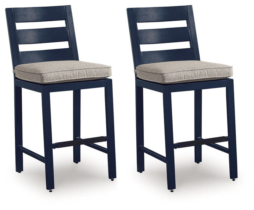Mabry Shores - Barstool (Set of 2) - Blue