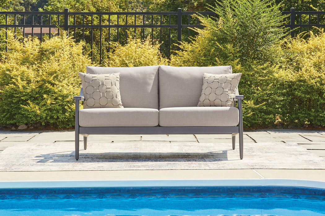 North Island - Loveseat With Cushion - Gray