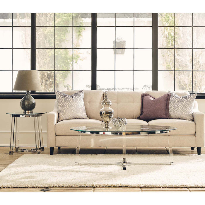 Lucinda - 24.5" End Table - Chrome