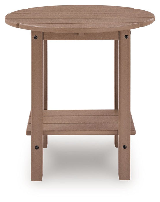 Cliffs Beach - Oval End Table - Driftwood
