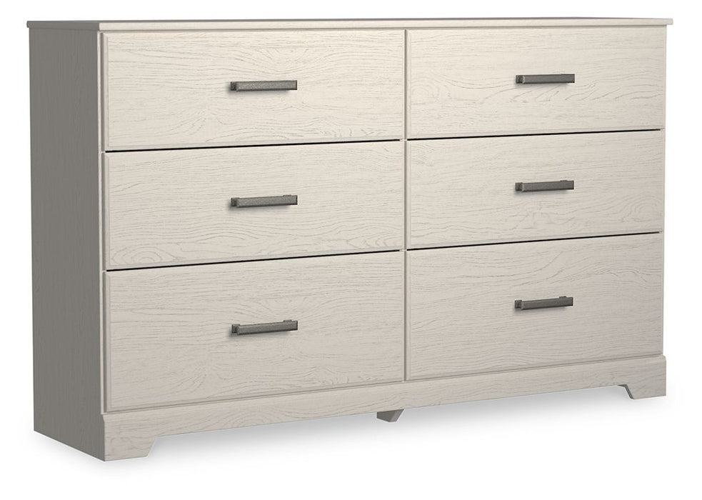 Stelsie - Six Drawer Dresser - White