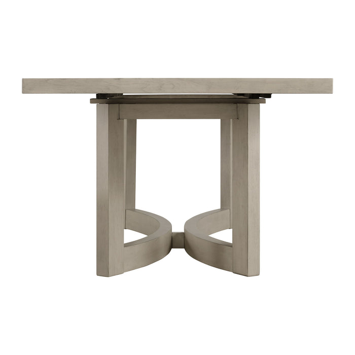 Elma - Rectangular Dining Table With 18" Leaf - Almond