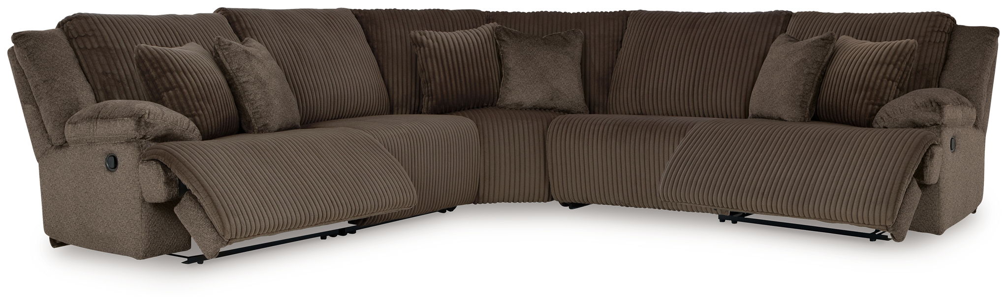 Top Tier - 5 Piece Reclining Sectional