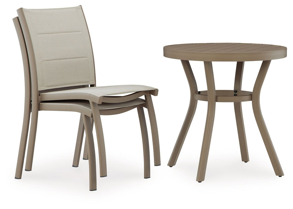 Moonlight Beach - Chairs With Table Set (Set of 3) - Beige