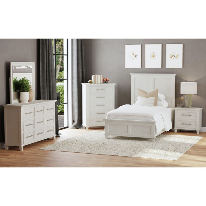 Canterbury - Twin Panel 5 Piece Bedroom Set - Ivory
