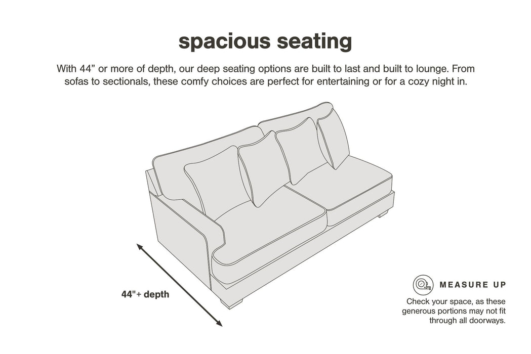 Avaliyah - 2-Piece Sectional - Ash