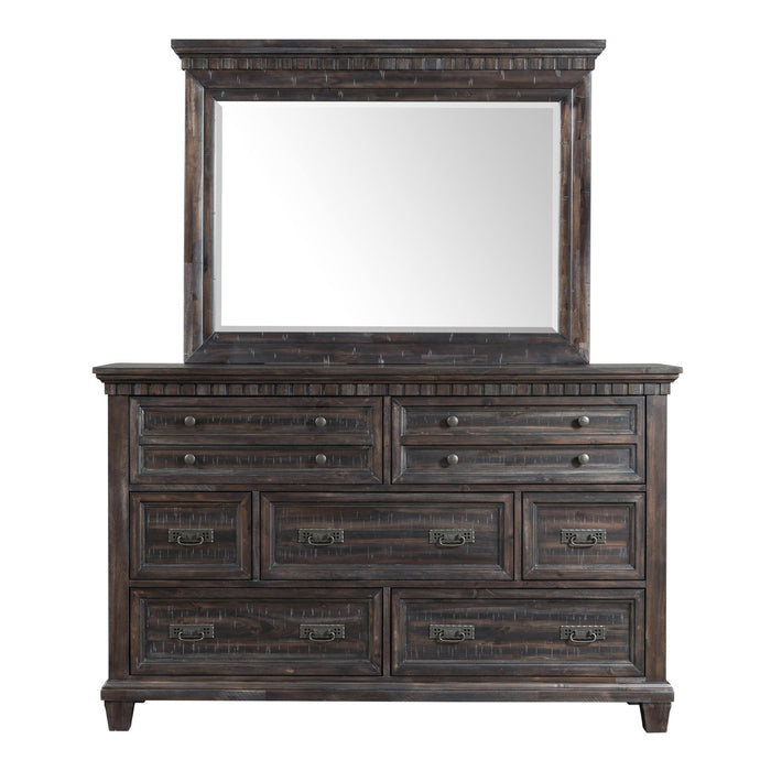 Morrison - Dresser & Mirror Set - Smokey Walnut