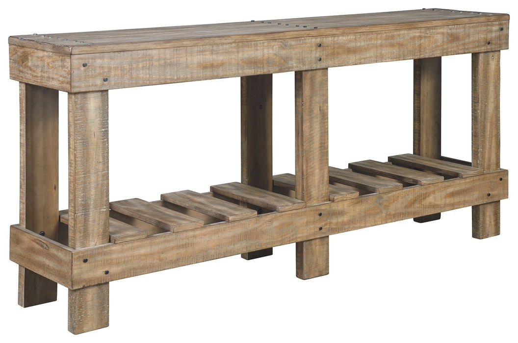 Susandeer - Brown - Console Sofa Table