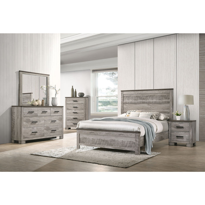 Millers Cove - 2-Drawer Nightstand - Distressed Gray