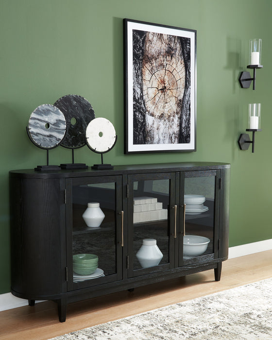 Rowanbeck - Black - Dining Room Server