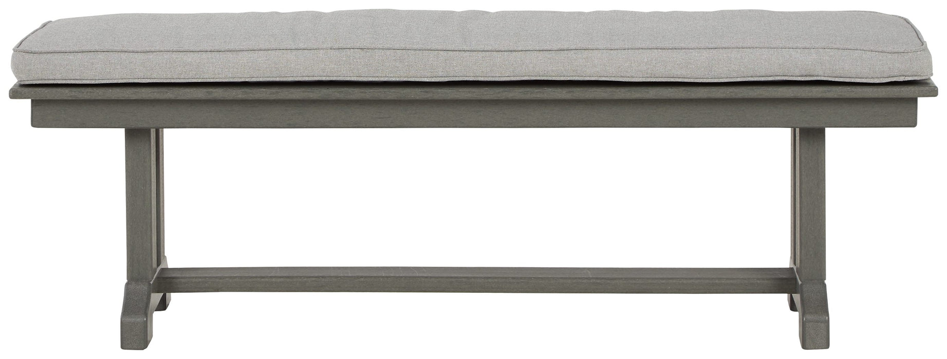 Visola - Gray - Bench With Cushion