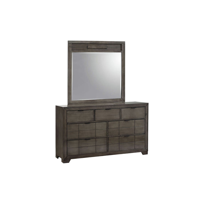 Logic - Dresser & Mirror Set Gray
