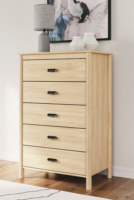 Cabinella - Tan - Five Drawer Chest