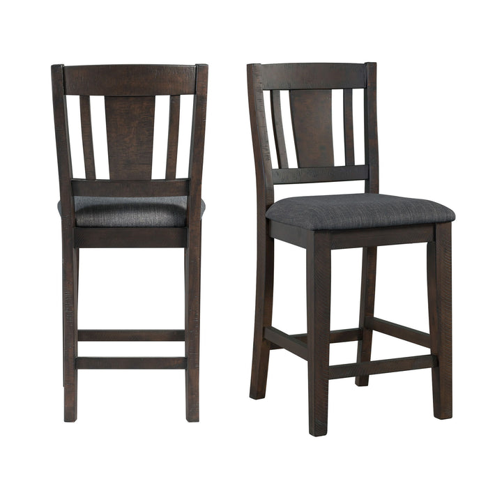 Cash - Counter Height Side Chair (Set of 2) - Gray