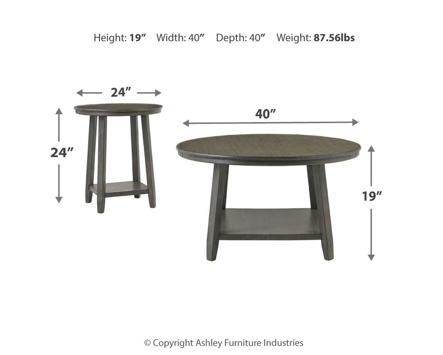 Caitbrook - Gray - Occasional Table Set (Set of 3)
