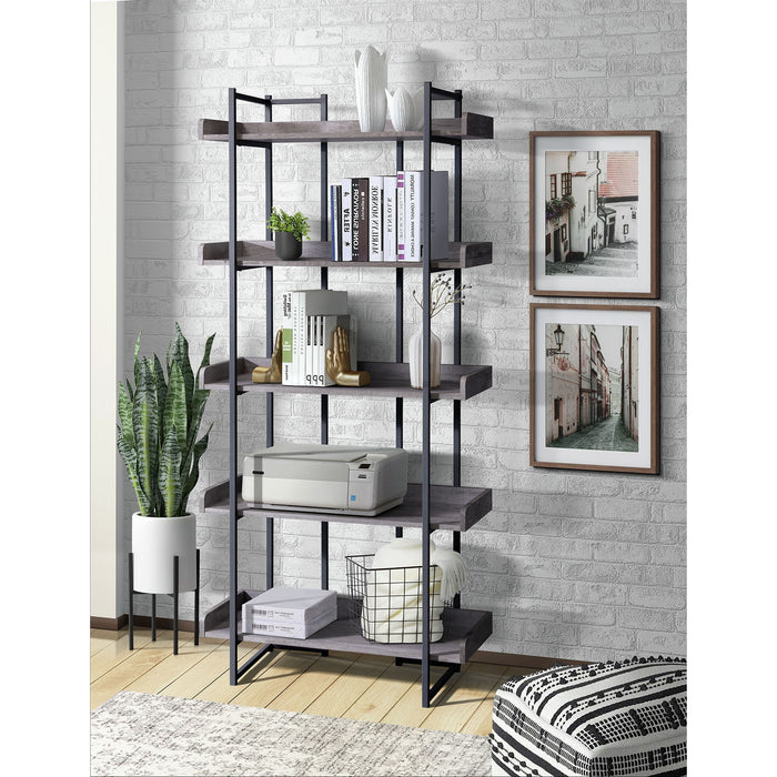 Preston - Bookshelf - Grey