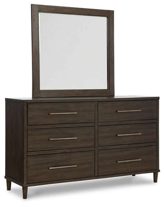 Wittland - Brown - Dresser, Mirror