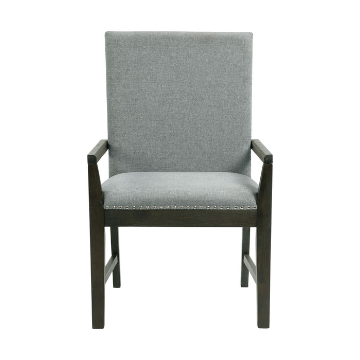 Donovan - Standard Height Arm Chair (Set of 2) - Gray