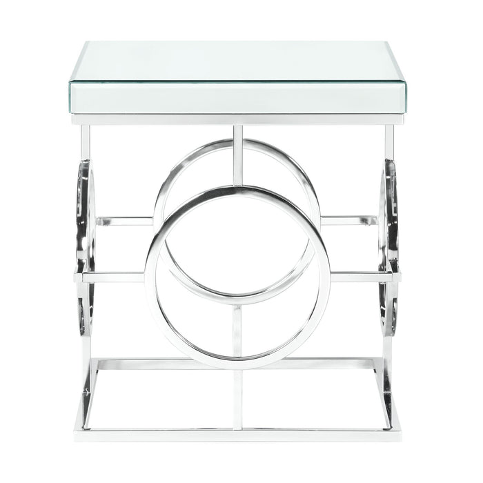 Pearl - End Table - Chrome