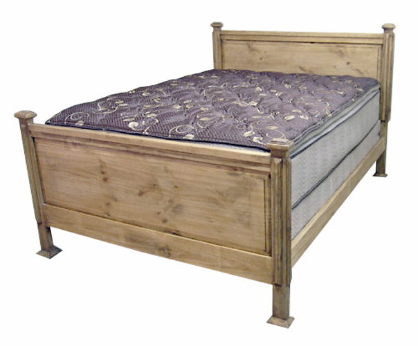 Rustic Dakota Queen Panel Bed