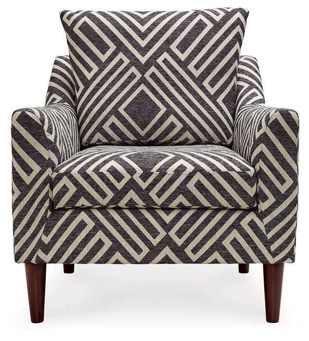 Morrilton Next-gen Nuvella - Natural / Charcoal - Accent Chair