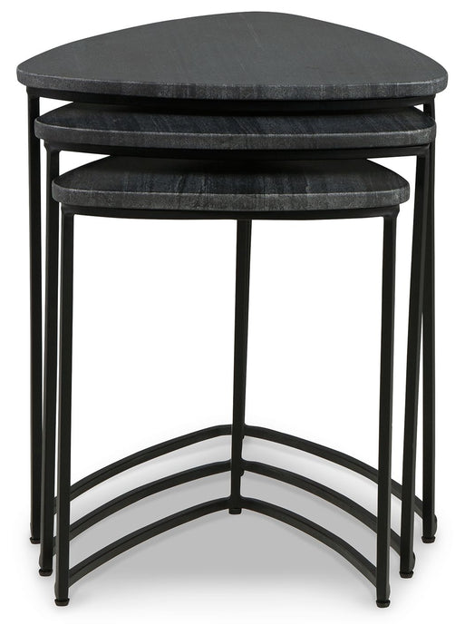 Olinmere - Black - Accent Table (Set of 3)