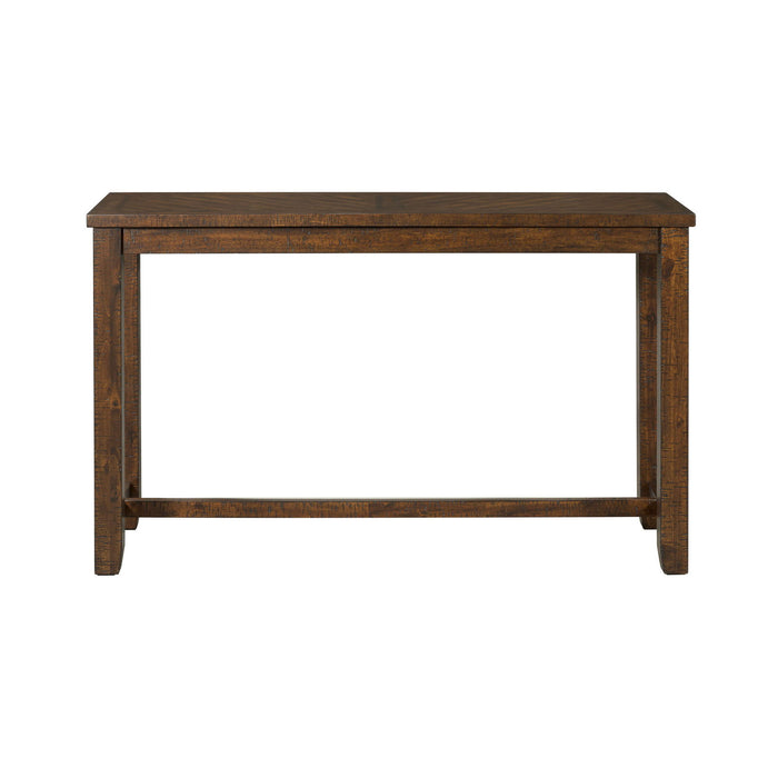 Jax - Bar Table Single Pack (Table + Three Stools) - Dark Walnut