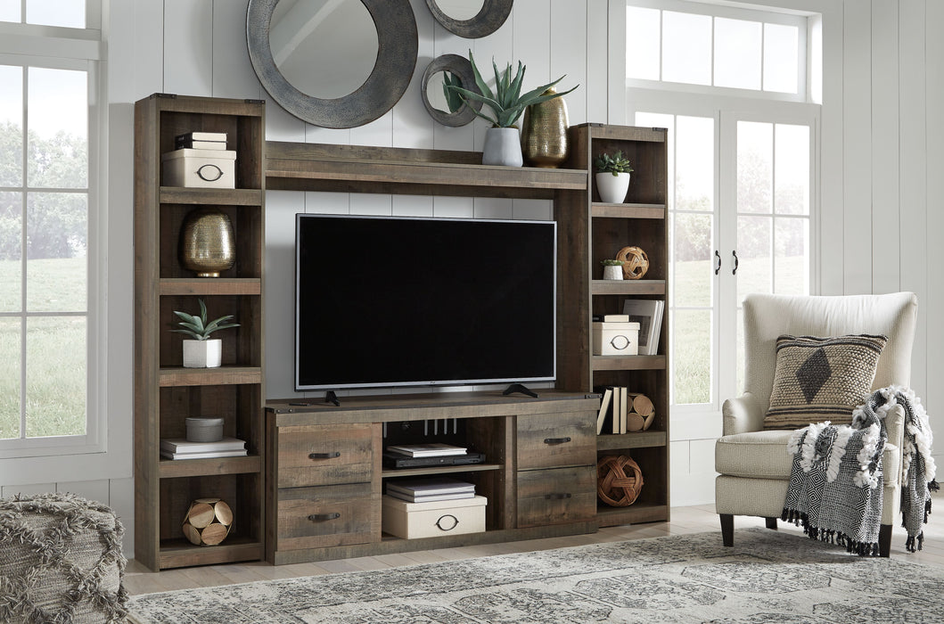 Trinell - 4-Piece Entertainment Center With 60" TV Stand