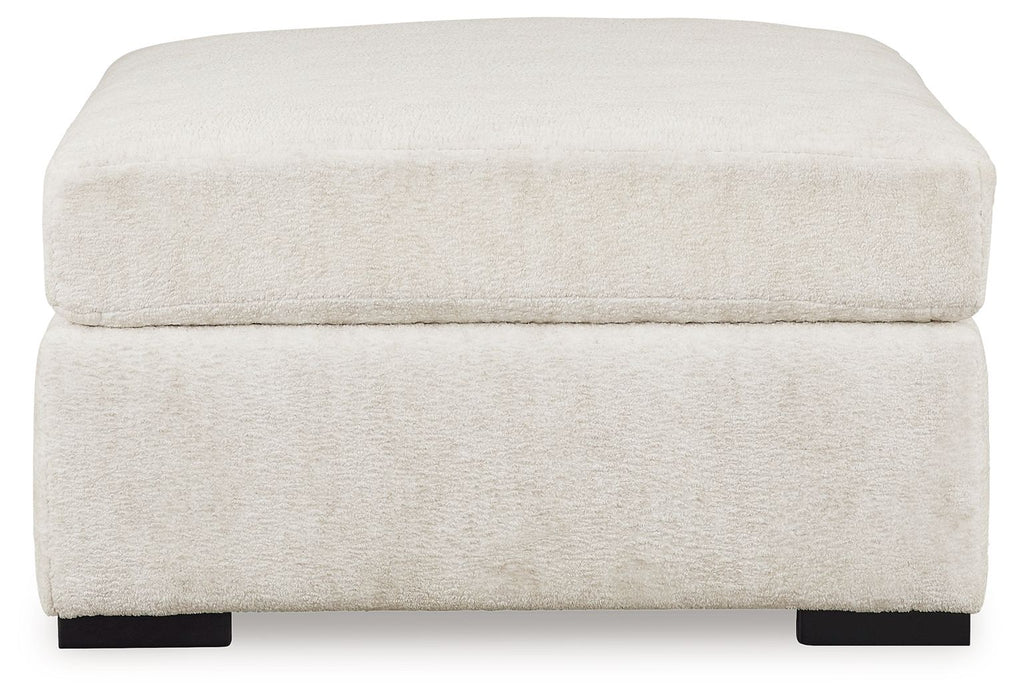 Chessington - Ivory - Oversized Accent Ottoman